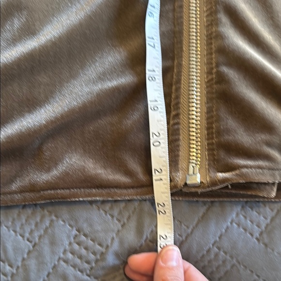 NWOT BLANK NYC Velour Brown Moto Jacket - Picture 6 of 10